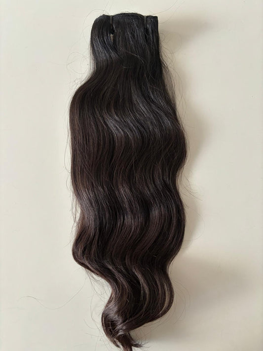 Chocolate Brown Wavy Extension 45 cm | 18 inches