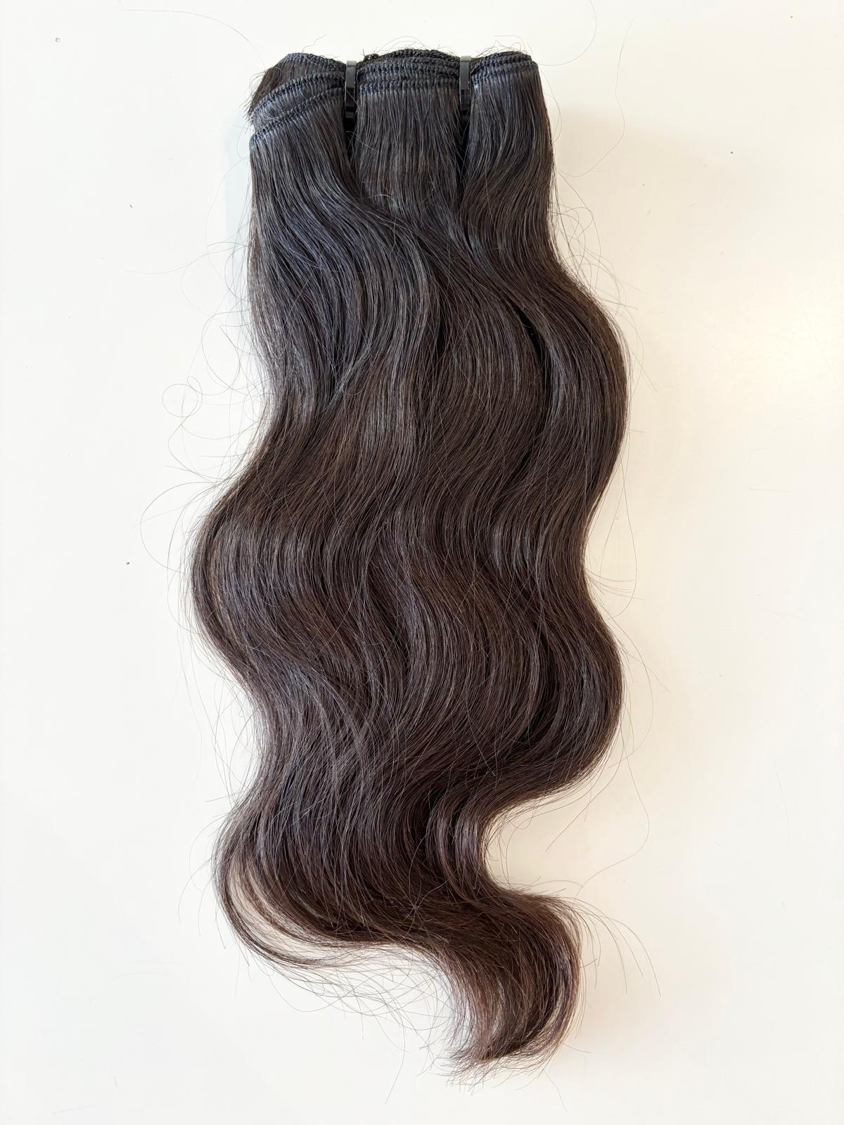 Chocolate Brown Wavy Extension 35 cm | 14 inches