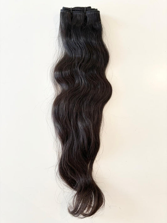 Chocolate Brown Wavy Extension 35 cm | 14 inches